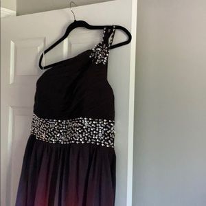 Long fancy chiffon dress